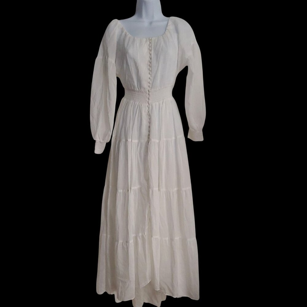 Alice + Olivia Kiara Maxi Milkmaid Pilgrim Prairie Victorian Pirate Cottage Cor